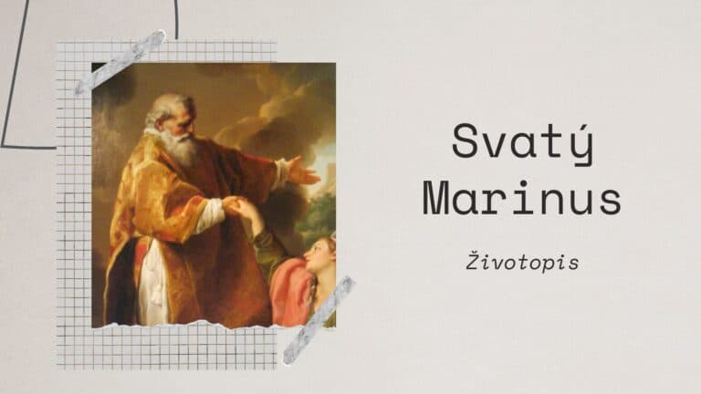 Svatý Marinus – životopis