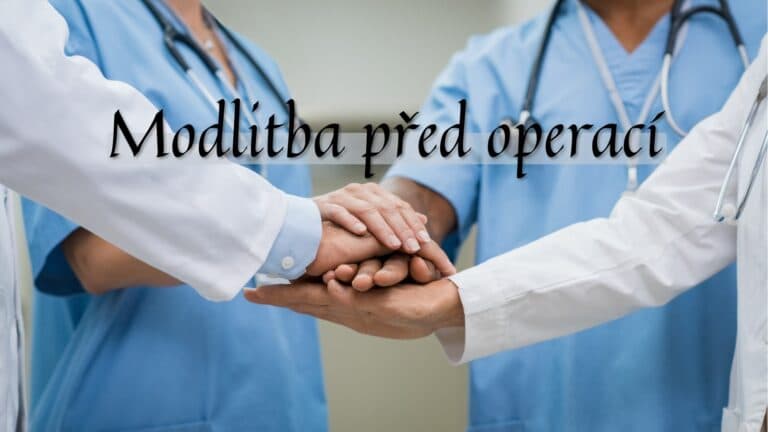 Modlitba před operací